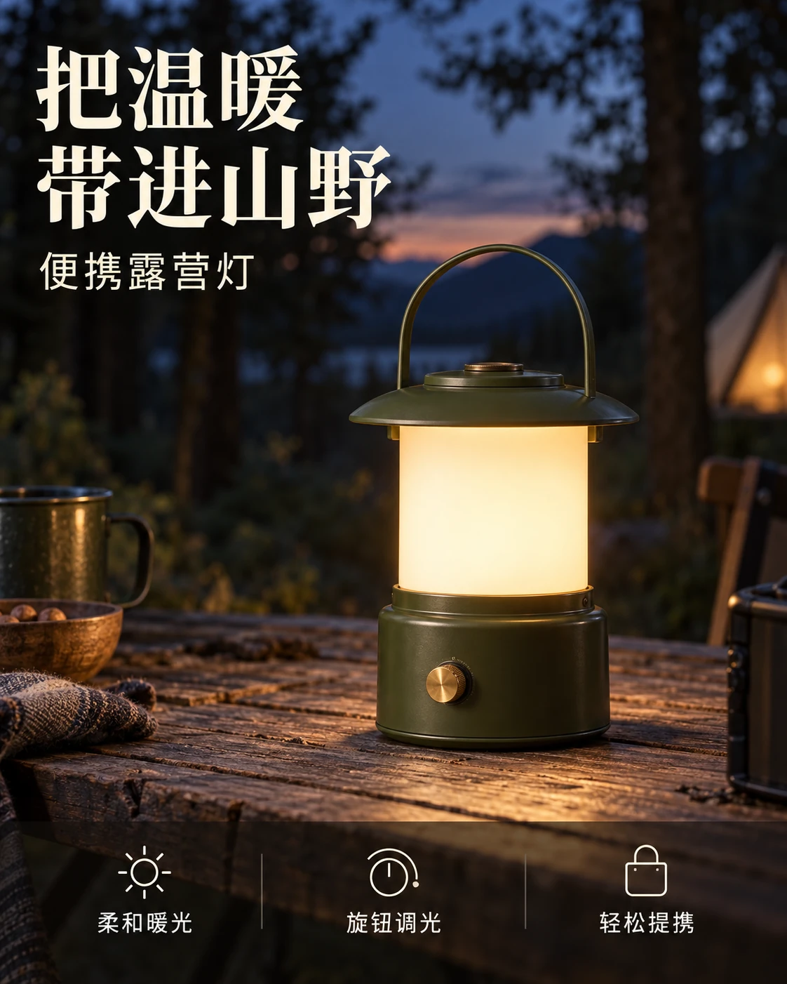 露营灯 · 中英文对照 · 中文原图