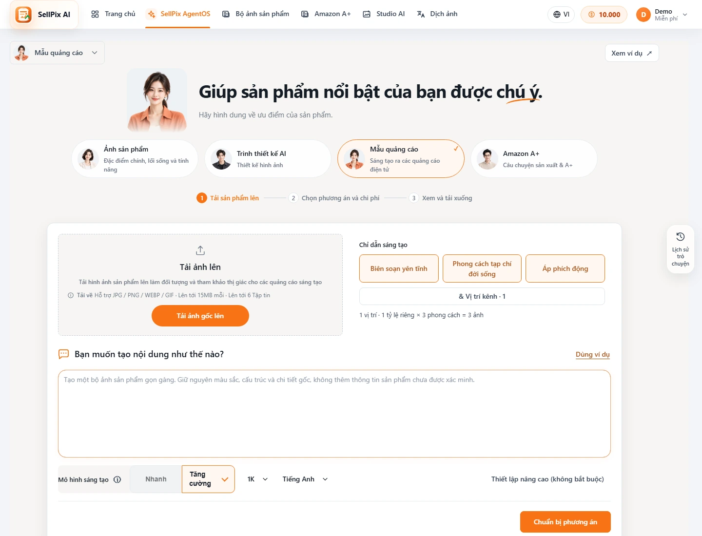 Ảnh chụp vắn tắt cho đặc vụ Ad